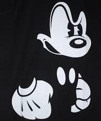 mickey mouse hands wallpaper,black and white,stencil,illustration,t  shirt,logo (#863421) - WallpaperUse