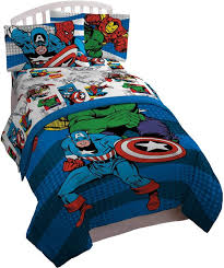 Avengers Comics 4 Piece Twin Bed Set