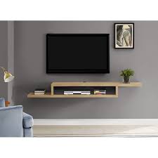 Asymmetrical Wall Mounted Tv Shelf