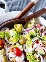 balsamic pea feta greek salad w