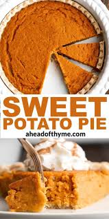 sweet potato pie ahead of thyme