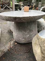 Hand Carved Garden Stone Table Stools