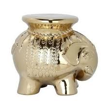 Ceramic Elephant Garden Stool Design