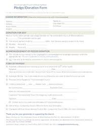 18 church donation form templates in