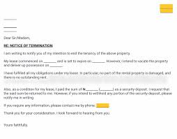 early termination of tenancy agreement
