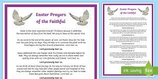 Easter dinner prayer for children : Easter Prayers For Children Re Resources Teacher Made