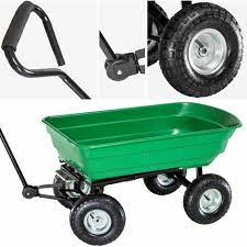 Garden Trolley With Pneumatic Tyres And
