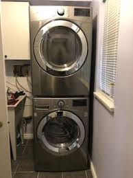 If aaron's wants your business so bad, they'll supply the stacking kit since they own the washer and dryer until the contract is paid. Lg Stacking Kit For Washer Dryer Stainless Steel Kstk1 Rona
