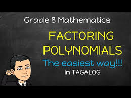 Factoring Polynomials In Tagalog