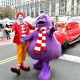 What is the name of the purple McDonalds character?