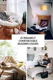 From chairs that lift you up, to chairs that resemble zero gravity to relieve joint pain, and everything in between, this collection of armchairs for elderly folk are not just functional, but stylish. 25 Insanely Comfortable Reading Chairs Digsdigs