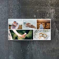 Wedding Collage Tempered Glass Prints