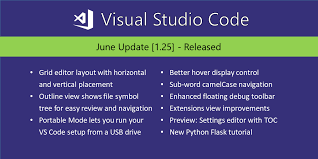 visual studio code june 2018