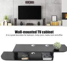 Curved Wall Mount Floating Tv Stand