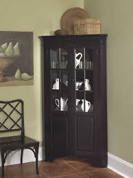 Home Styles Corner Curio Cabinet With