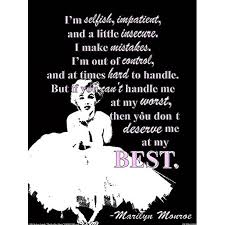 I want to have the courage to be loyal to the face i. Canvas 16 X 12 Marilyn Monroe Quote By Kelissa Semple Giclee Edition On Wrapped Canvas Walmart Com Walmart Com
