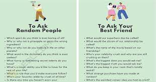 75 funny questions to ask various