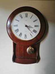 Wall Clock Wooden Pendulum England