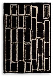 casa padrino luxury wool carpet black