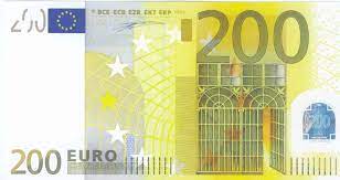 Gibt es den schein nicht mehr neuer 100 euroschein bei amazon. Ubergrosser 200 Euro Ubergabe Geldschein Litfax Gmbh