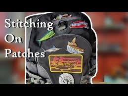 adding patches to a backpack you