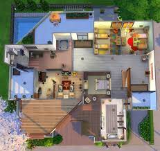 Family Home Fleuve Tranquille Sims