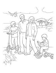 Padres y abuelos, adolescentes y niños, árbol del concepto de familia feliz de género, ilustración de vector de diseño plano de dibujos animados. Dibujos De Familia Para Colorear 100 Imagenes Para Imprimir Gratis