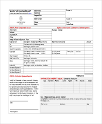 Sample Expense Report Form 10 Examples In Pdf