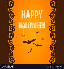 Happy Halloween Poster Ticket Template