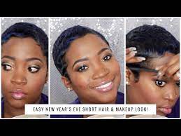 easy new year s eve short hair makeup