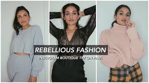 Rebellious Fashion Fall 2018 Try On Haul
