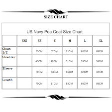 Usn Pea Coat Size Chart Tradingbasis