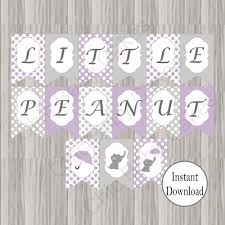✓ free for commercial use ✓ high quality images. Little Peanut Baby Shower Banner Lavender Nepheryn Party