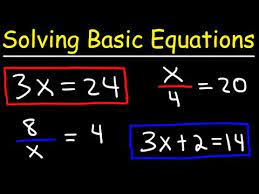 Simple Equation And Variations