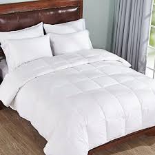 Plain White Micro Bed Comforters For