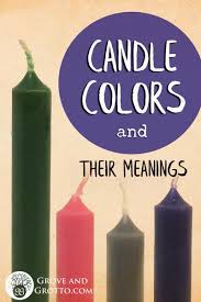 Candle Colors And Their Meanings Grove And Grotto