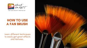how to use a fan brush you