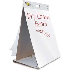 Provantage 3m 563 De Dry Erase Tabletop Easel Unrul Pad 20x23