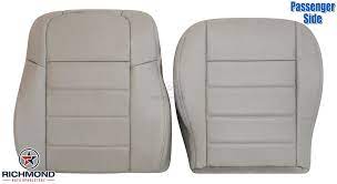 Back Leather Seat Cover Light Gray