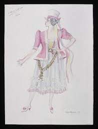 costume design by louis kahan 1905