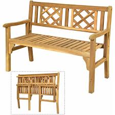 foldable garden acacia wooden bench