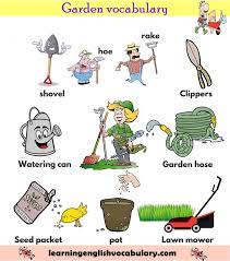 gardening tools actions and garden