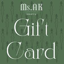 gift card ms a k official