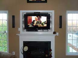 See more ideas about tv mounted above fireplace, fireplace, mounted tv. Mounting Tv Over Fire Place Fireplace Entertainment Center Diy Tv Wall Mount Wall Mounted Tv Cabinet