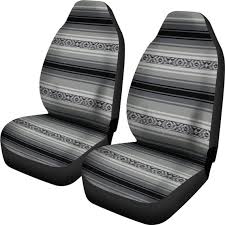 Car Seat Covers Mexican Blanket Gray
