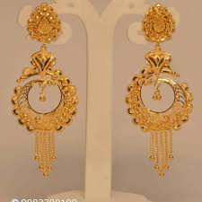 Import quality golden earring supplied by experienced manufacturers at global sources. Ali Baba Selani Gold And Diamond Splyer Dubai Gold Bridal Earrings Gold Earrings Designs Bridal Gold Jewellery Designs