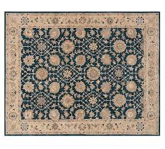 madeline blue biege fl persian rug