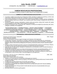 Human Resources Resume Samples From The Resume Clinic
