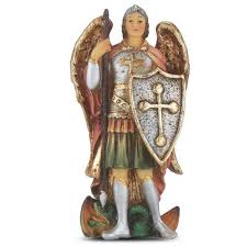 statue st michael archangel 4 inch