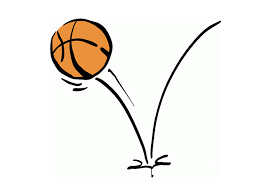 A ball bouncing.